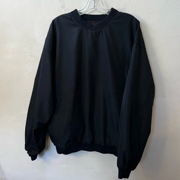 SUN MOUNTAIN Vintage Golf Windbreaker Pullover Plaid Reversible Sz Large Pockets - Picture 10 of 10